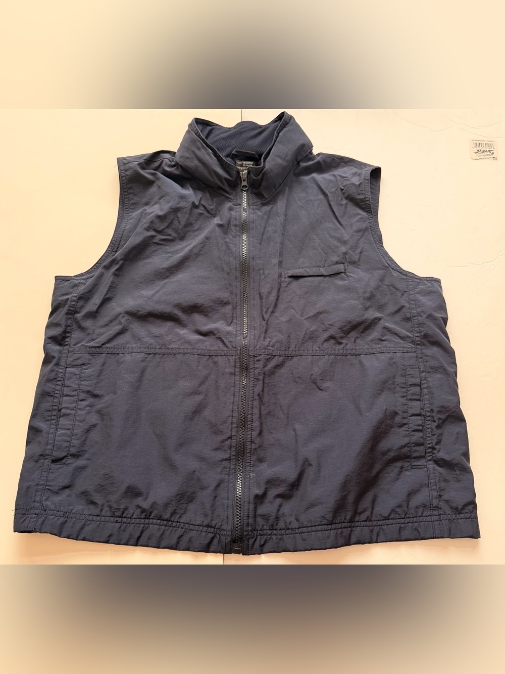 Vintage 90s Utility Fishing Vest Navy Crossing Pointe Large